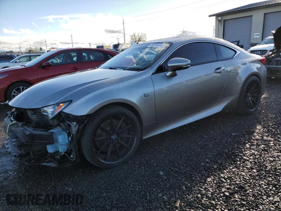 2016 Lexus RC 200t F Sport with VIN JTHHA5BC1G5003683, listed as a Copart auction lot 85291064 with 106,932 mi miles and Salvage Title. Bid and sale history available at DreamBid. Image 1.