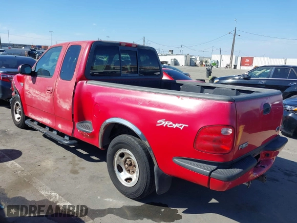 2001 Ford F-150 XL with VIN 2FTRX07L51CA22573, listed as a IAAI auction lot 41710008 with 1 mi miles. Bid and sale history available at carsss.com. Image 3.