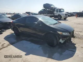 2013 Honda Civic Cpe LX with VIN 2HGFG3B50DH524980, listed as a Copart auction lot 52498475 with 105,761 mi miles and Salvage Title. Bid and sale history available at carsss.com. Image 4.