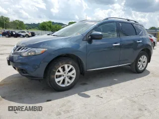 2014 Nissan Murano SV z VIN JN8AZ1MU7EW420845, wystawiony jako Copart lot #55104885 z przebiegiem 80 181 mil mil oraz Czysty tytuł • Clean title. Historia ofert i sprzedaży dostępna na DreamBid. Obrazek 1.