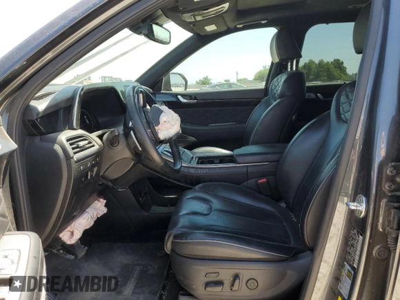2020 Hyundai Palisade Limited with VIN KM8R54HE7LU044666, listed as a Copart auction lot 52845295 with 91,257 mi miles and Salvage title. Bid and sale history available at DreamBid. Image 7.