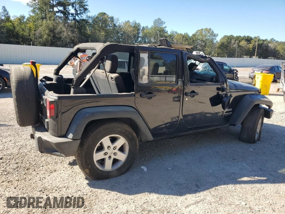 2018 Jeep Wrangler JK Unlimited Sport S with VIN 1C4BJWDG9JL884536, listed as a Copart auction lot 76707124 with 169,277 mi miles and Salvage Title. Bid and sale history available at carsss.com. Image 3.