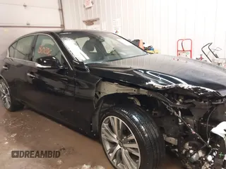 2021 Infiniti Q50 Signature Edition with VIN JN1EV7CR8MM751195, listed as a IAAI auction lot 41580206 with 42,251 mi miles and . Bid and sale history available at DreamBid. Image 14.