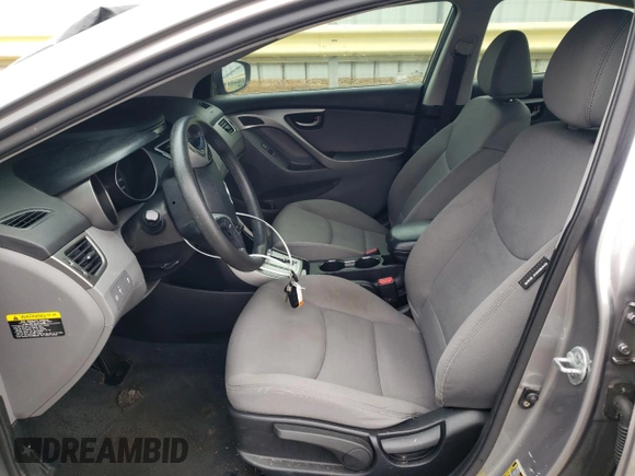 2012 Hyundai Elantra Limited with VIN KMHDH4AE7CU260576, listed as a Copart auction lot 57250045 with 148,418 mi miles and Salvage title. Bid and sale history available at DreamBid. Image 7.