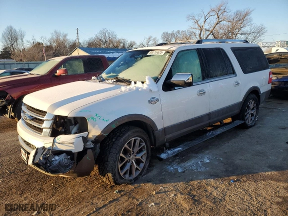 2017 Ford Expedition EL XLT with VIN 1FMJK1HT0HEA77612, listed as a Copart auction lot 88516635 with 139,036 mi miles and Salvage Title. Bid and sale history available at carsss.com. Image 1.