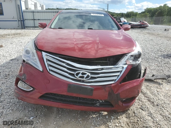 2014 Hyundai Azera Limited with VIN KMHFH4JG1EA372773, listed as a Copart auction lot 71756304 with 0 mi miles and Salvage Title. Bid and sale history available at carsss.com. Image 5.