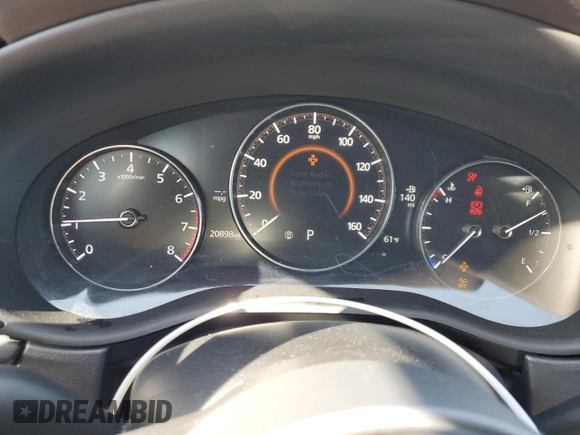 2023 Mazda CX-30 S Premium with VIN 3MVDMBDM7PM543849, listed as a Copart auction lot 54852415 with 20,898 mi miles and Salvage title. Bid and sale history available at DreamBid. Image 9.