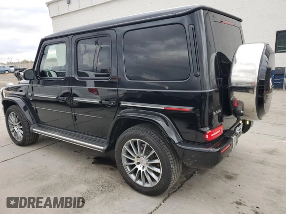 2023 Mercedes-Benz G 550 with VIN W1NYC6BJ0PX476536, listed as a Copart auction lot 79498634 with 17,674 mi miles and Salvage Title. Bid and sale history available at DreamBid. Image 2.