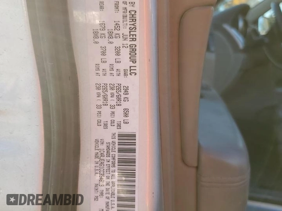 2012 Jeep Grand Cherokee Laredo with VIN 1C4RJEAG1CC354819, listed as a Copart auction lot 78532794 with 142,474 mi miles and Salvage Title. Bid and sale history available at carsss.com. Image 13.
