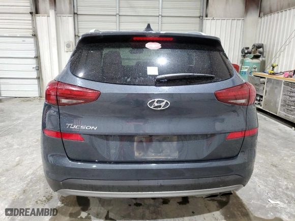 2021 Hyundai Tucson Limited with VIN KM8J33AL1MU389151, listed as a Copart auction lot 51865125 with 55,052 mi miles and Salvage Title. Bid and sale history available at carsss.com. Image 6.