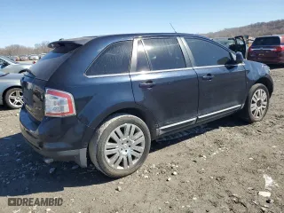 2008 Ford Edge Limited with VIN 2FMDK39C28BB20625, listed as a Copart auction lot 47139645 with 209,584 mi miles and Clean Title. Bid and sale history available at carsss.com. Image 3.