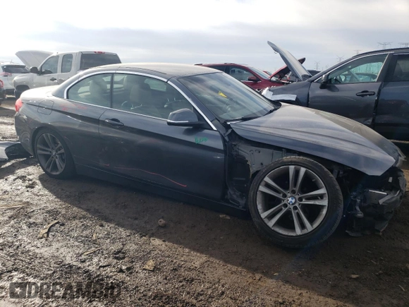 2015 BMW 4 Series 428i xDrive with VIN WBA3T1C55FP820198, listed as a Copart auction lot 45043274 with 76,161 mi miles and . Bid and sale history available at carsss.com. Image 4.