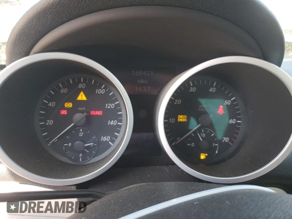 2007 Mercedes-Benz SLK-Class 3.0L with VIN WDBWK54F07F160403, listed as a Copart auction lot 43060145 with 168,421 mi miles and Salvage Title. Bid and sale history available at carsss.com. Image 9.