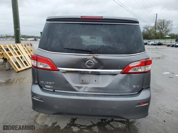 2015 Nissan Quest S with VIN JN8AE2KP3F9131489, listed as a Copart auction lot 48286484 with 109,128 mi miles. Bid and sale history available at carsss.com. Image 6.