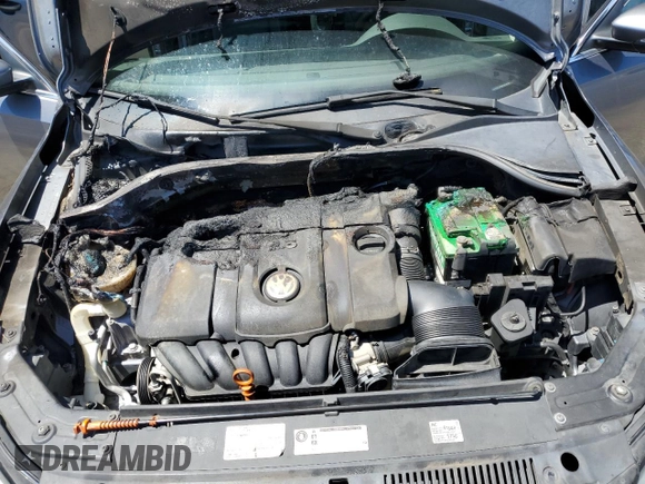 2012 Volkswagen Passat SE with VIN 1VWBP7A39CC019281, listed as a Copart auction lot 57724955 with Not provided miles and Salvage title. Bid and sale history available at DreamBid. Image 11.