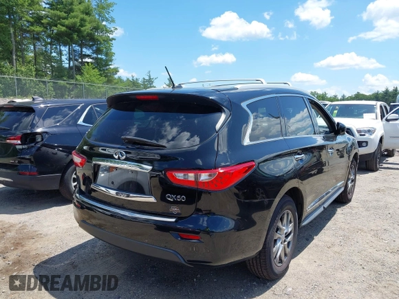 2014 Infiniti QX60 z VIN 5N1AL0MM0EC545240, wystawiony jako IAAI lot #42547919 z przebiegiem 190 790 mil mil oraz . Historia ofert i sprzedaży dostępna na DreamBid. Obrazek 4.