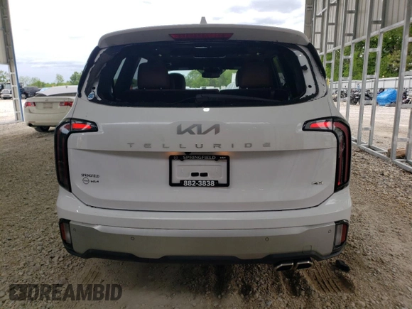 2024 Kia Telluride SX Prestige X-Pro with VIN 5XYP5DGC8RG431636, listed as a Copart auction lot 55682855 with 14,114 mi miles and Salvage title. Bid and sale history available at DreamBid. Image 6.