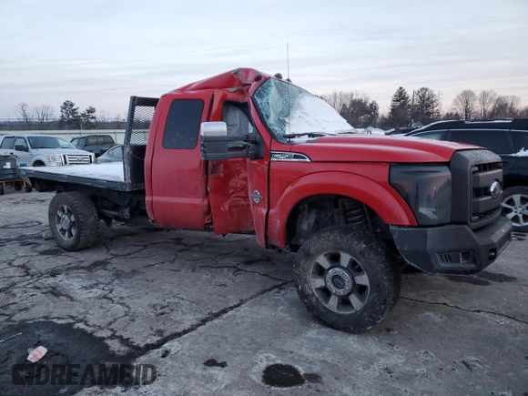 2011 Ford F-250 XL with VIN 1FT7X2BT2BEC32781, listed as a Copart auction lot 42215145 with Not Provided miles and Salvage Title. Bid and sale history available at DreamBid. Image 4.
