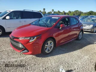2021 Toyota Corolla Hatchback SE with VIN JTND4MBE7M3137782, listed as a Copart auction lot 74351024 with 32,593 mi miles and Non Repairable. Bid and sale history available at carsss.com. Image 1.