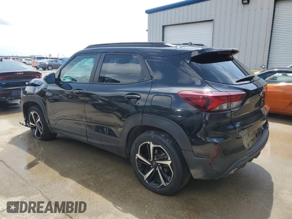 2022 Chevrolet TrailBlazer RS with VIN KL79MTSL2NB113817, listed as a Copart auction lot 50630965 with 39,588 mi miles and Salvage Title. Bid and sale history available at carsss.com. Image 2.