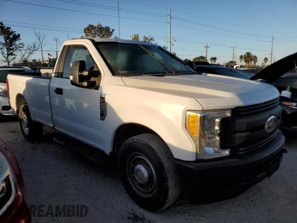 2017 Ford F-250 XL with VIN 1FTBF2A68HEB45291, listed as a Copart auction lot 74703744 with Not provided miles and Salvage title. Bid and sale history available at DreamBid. Image 4.
