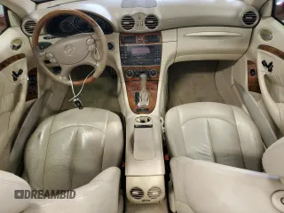 2007 Mercedes-Benz CLK-Class 3.5L with VIN WDBTK56F17T082571, listed as a Copart auction lot 74328314 with 0 mi miles and Clean Title. Bid and sale history available at carsss.com. Image 8.