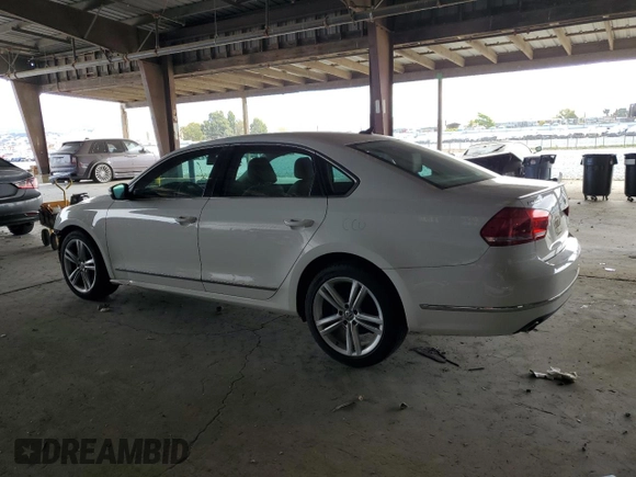 2015 Volkswagen Passat SEL Premium with VIN 1VWCV7A38FC073671, listed as a Copart auction lot 66022775 with 64,452 mi miles and Salvage title. Bid and sale history available at DreamBid. Image 2.