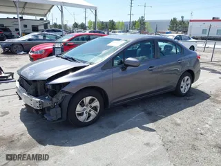 2015 Honda Civic Sedan LX with VIN 2HGFB2F58FH563144, listed as a IAAI auction lot 41966492 with 143,303 mi miles. Bid and sale history available at carsss.com. Image 18.