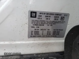 2022 Buick Encore GX Select с VIN KL4MMDSL1NB067698, выставлен на аукционе Copart как лот 60596105 с пробегом 55 334 миль миль и Списание • Salvage title. История ставок и продаж доступна на DreamBid. Изображение 12.