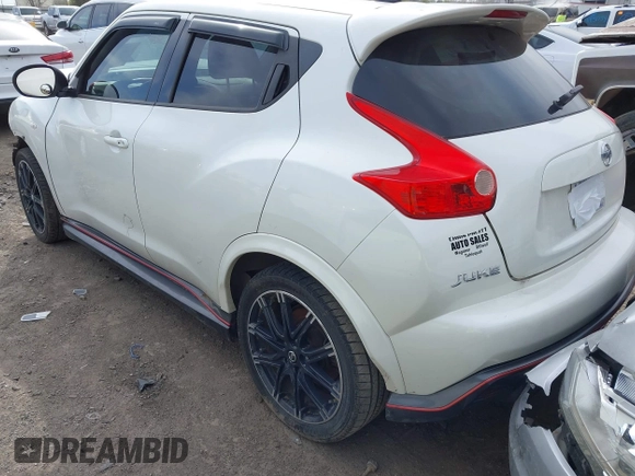 2014 Nissan Juke Nismo with VIN JN8AF5MV2ET365893, listed as a IAAI auction lot 41743612 with Not provided miles and . Bid and sale history available at DreamBid. Image 3.
