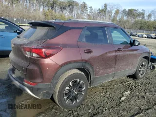 2023 Chevrolet TrailBlazer LT with VIN KL79MPSL7PB079495, listed as a Copart auction lot 43340585 with Not Provided miles and Salvage Title. Bid and sale history available at DreamBid. Image 3.