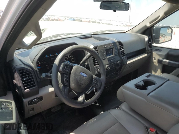 2017 Ford F-150 XL with VIN 1FTMF1EP6HKC79630, listed as a Copart auction lot 52745705 with 53,936 mi miles and Salvage title. Bid and sale history available at DreamBid. Image 8.
