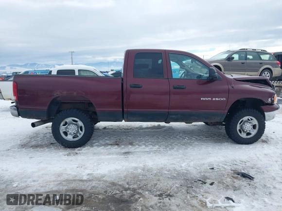 2003 Dodge Ram 2500 ST with VIN 3D7KU28C43G814097, listed as a IAAI auction lot 41617951 with 338,462 mi miles. Bid and sale history available at carsss.com. Image 13.