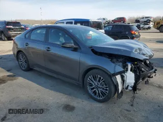 2024 Kia Forte GT-Line with VIN 3KPF54AD8RE813479, listed as a Copart auction lot 47625725 with 19,311 mi miles and Salvage Title. Bid and sale history available at carsss.com. Image 4.