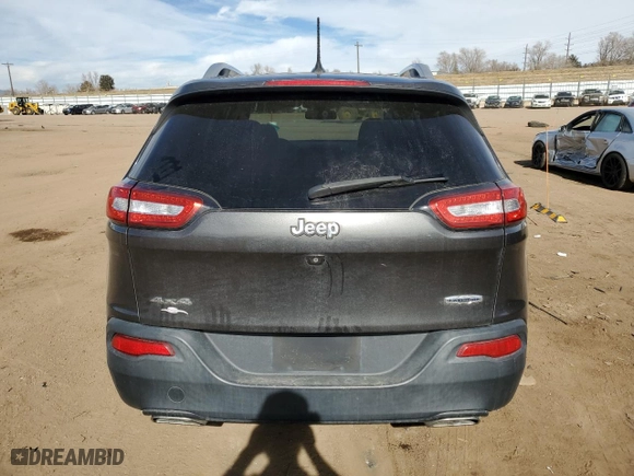 2016 Jeep Cherokee Altitude with VIN 1C4PJMCS9GW254796, listed as a Copart auction lot 44004445 with 96,189 mi miles and Salvage Title. Bid and sale history available at carsss.com. Image 6.