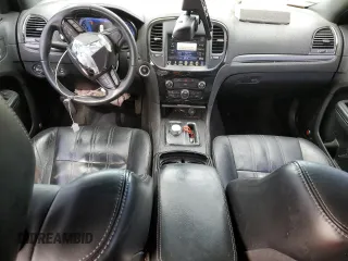 2015 Chrysler 300 with VIN 2C3CCAGG9FH892397, listed as a Copart auction lot 50159775 with 135,708 mi miles and Salvage Title. Bid and sale history available at carsss.com. Image 8.