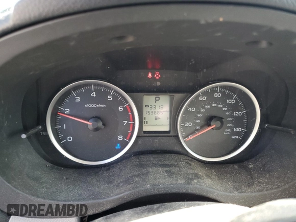 2015 Subaru Forester 2.5i with VIN JF2SJABCXFH807642, listed as a Copart auction lot 62260485 with 153,689 mi miles and Salvage title. Bid and sale history available at DreamBid. Image 9.