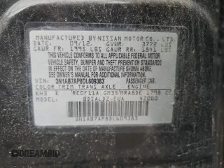 2013 Nissan Sentra SR z VIN 3N1AB7AP8DL609383, wystawiony jako Copart lot #47865835 z przebiegiem Nie podano mil oraz Czysty tytuł • Clean title. Historia ofert i sprzedaży dostępna na DreamBid. Obrazek 12.