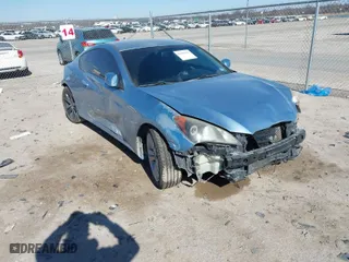 2010 Hyundai Genesis Coupe Premium with VIN KMHHT6KD1AU040560, listed as a IAAI auction lot 41360956 with 118,738 mi miles. Bid and sale history available at carsss.com. Image 1.