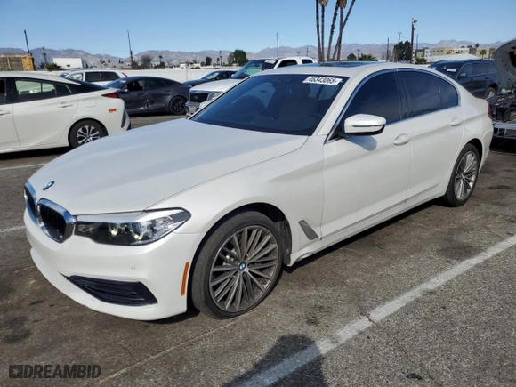 2019 BMW 5 Series 530i with VIN WBAJA5C51KWW08970, listed as a Copart auction lot 46343065 with 60,989 mi miles and Salvage Title. Bid and sale history available at carsss.com. Image 1.