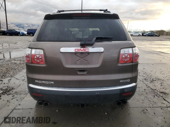 2008 GMC Acadia SLE1 with VIN 1GKEV13788J174866, listed as a Copart auction lot 86657394 with Not Provided miles and Salvage Title. Bid and sale history available at DreamBid. Image 6.