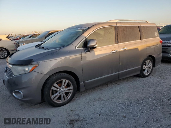 2012 Nissan Quest LE z VIN JN8AE2KP2C9041598, wystawiony jako Copart lot #58874165 z przebiegiem 99 735 mil mil oraz Nie do naprawy • Non repairable. Historia ofert i sprzedaży dostępna na DreamBid. Obrazek 1.