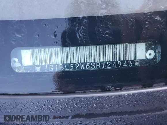 1995 Chevrolet Caprice z VIN 1G1BL52W6SR124943, wystawiony jako Copart lot #75550744 z przebiegiem Nie podano mil oraz Szkoda całkowita • Salvage title. Historia ofert i sprzedaży dostępna na DreamBid. Obrazek 12.