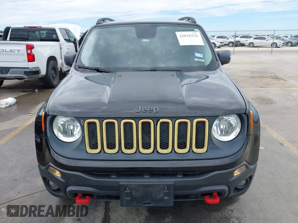 2016 Jeep Renegade Trailhawk with VIN ZACCJBCT2GPD27483, listed as a IAAI auction lot 42818326 with 123,039 mi miles and . Bid and sale history available at DreamBid. Image 12.