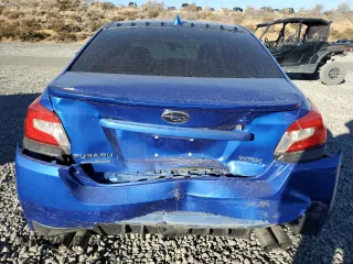 2018 Subaru WRX Premium with VIN JF1VA1C64J8836203, listed as a Copart auction lot 43022135 with 77,843 mi miles and Salvage Title. Bid and sale history available at carsss.com. Image 6.