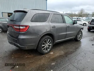 2017 Dodge Durango GT with VIN 1C4RDJDG5HC871754, listed as a Copart auction lot 47498285 with 66,040 mi miles and Salvage Title. Bid and sale history available at carsss.com. Image 3.