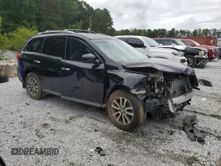 2014 Nissan Pathfinder Platinum with VIN 5N1AR2MN6EC616668, listed as a Copart auction lot 60148785 with 139,289 mi miles and Salvage title. Bid and sale history available at DreamBid. Image 4.