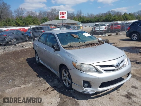 2011 Toyota Corolla L with VIN 2T1BU4EE5BC560999, listed as a IAAI auction lot 42008127 with 130,273 mi miles. Bid and sale history available at carsss.com. Image 1.