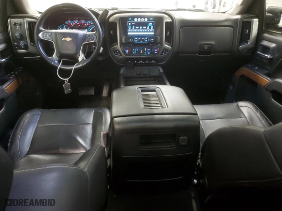 2018 Chevrolet Silverado 1500 LTZ with VIN 3GCUKSECXJG258906, listed as a Copart auction lot 44376495 with 57,428 mi miles and Salvage Title. Bid and sale history available at carsss.com. Image 8.