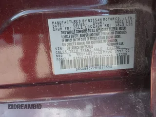2021 Nissan Sentra SV z VIN 3N1AB8CV7MY253545, wystawiony jako IAAI lot #41869144 z przebiegiem 89 733 mil mil oraz . Historia ofert i sprzedaży dostępna na DreamBid. Obrazek 9.